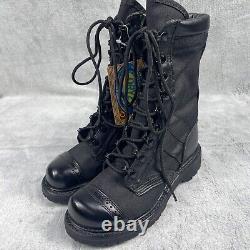 Bottes de saut vintage Corcoran tactiques pour femmes taille 5 M 10 noires