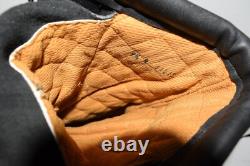 Bottes de travail militaires en cuir noir isolées à lacets de l'armée américaine taille 9,5 R
