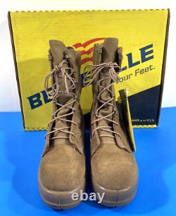 Bottes militaires Belleville C390 OCP ACU Coyote pour hommes réguliers Nib 4 en temps chaud