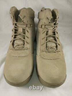 Bottes militaires de combat Bates pour hommes, taille 10,5, couleur sable/désert.