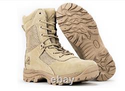 Bottes militaires et tactiques pour hommes RYNO GEAR, CoolMax Combat Militaire