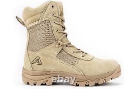 Bottes militaires et tactiques pour hommes RYNO GEAR, CoolMax Combat Militaire