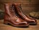 Bottes Militaires Pour Hommes En Cuir Faites &agrave; La Main, Bottes De Combat Tactiques &agrave; Lacets, Neuves