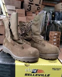 Bottes militaires tactiques Belleville XCW taille 14 large neuves dans la boîte