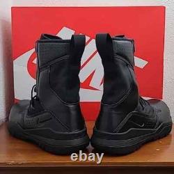 Bottes militaires tactiques Nike SFB 8 Triple Black pour hommes AO7507-001 Taille 13