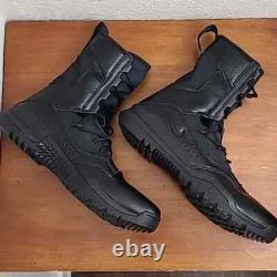 Bottes militaires tactiques Nike SFB 8 Triple Black pour hommes AO7507-001 Taille 13
