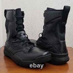 Bottes militaires tactiques Nike SFB 8 Triple Black pour hommes AO7507-001 Taille 13