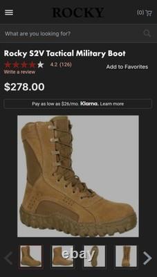 Bottes militaires tactiques Rocky S2V