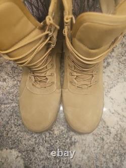 Bottes militaires tactiques Rocky S2V semelle extérieure Vibram cuir marron taille 12,5 M