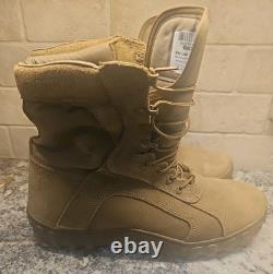 Bottes militaires tactiques Rocky S2V semelle extérieure Vibram cuir marron taille 12,5 M