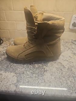 Bottes militaires tactiques Rocky S2V semelle extérieure Vibram cuir marron taille 12,5 M