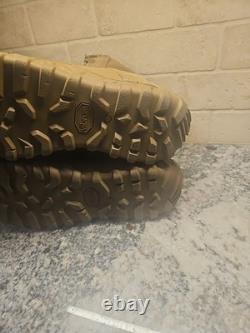 Bottes militaires tactiques Rocky S2V semelle extérieure Vibram cuir marron taille 12,5 M