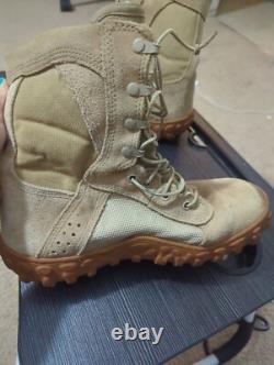 Bottes militaires tactiques Rocky SV2 taille 10 pour homme tan d'occasion
