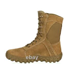 Bottes militaires tactiques S2V pour homme, marron coyote (US M 9)