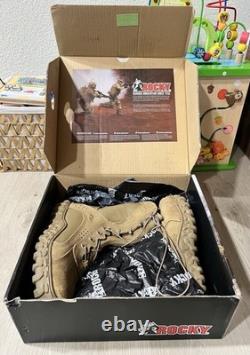 Bottes militaires tactiques à embout en acier Rocky S2V taille 7