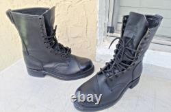 Bottes militaires tactiques de combat en cuir noir Biltrite ANSI avec embout en acier taille 10.5 R