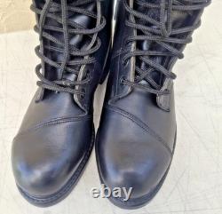Bottes militaires tactiques de combat en cuir noir Biltrite ANSI avec embout en acier taille 10.5 R
