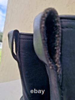 Bottes militaires tactiques de combat en cuir noir Biltrite ANSI avec embout en acier taille 10.5 R