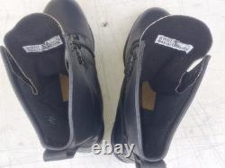 Bottes militaires tactiques de combat en cuir noir Biltrite ANSI avec embout en acier taille 10.5 R