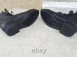 Bottes militaires tactiques de combat en cuir noir Biltrite ANSI avec embout en acier taille 10.5 R
