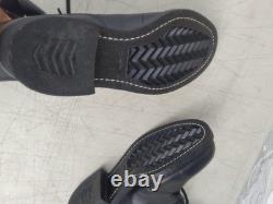 Bottes militaires tactiques de combat en cuir noir Biltrite ANSI avec embout en acier taille 10.5 R