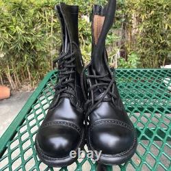 Bottes militaires tactiques de combat noires vintage Biltrite PANCO, taille 10,5, neuves de stock (NOS)
