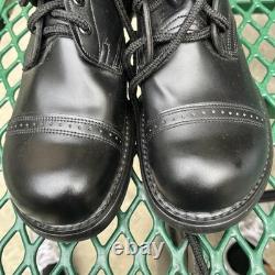 Bottes militaires tactiques de combat noires vintage Biltrite PANCO, taille 10,5, neuves de stock (NOS)