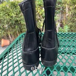 Bottes militaires tactiques de combat noires vintage Biltrite PANCO, taille 10,5, neuves de stock (NOS)