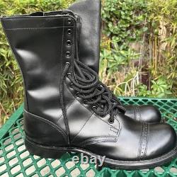 Bottes militaires tactiques de combat noires vintage Biltrite PANCO, taille 10,5, neuves de stock (NOS)