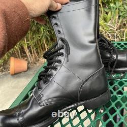 Bottes militaires tactiques de combat noires vintage Biltrite PANCO, taille 10,5, neuves de stock (NOS)