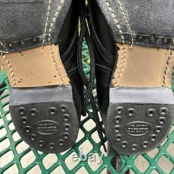 Bottes militaires tactiques de combat noires vintage Biltrite PANCO, taille 10,5, neuves de stock (NOS)