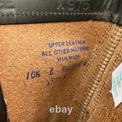 Bottes militaires tactiques de combat noires vintage Biltrite PANCO, taille 10,5, neuves de stock (NOS)