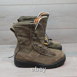 Bottes militaires tactiques en cuir pour hommes Belleville NWT avec embout en acier, taille 8W