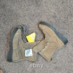 Bottes militaires tactiques en cuir pour hommes Belleville NWT avec embout en acier, taille 8W