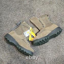 Bottes militaires tactiques en cuir pour hommes Belleville NWT avec embout en acier, taille 8W