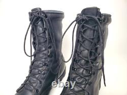 Bottes militaires tactiques en cuir vintage 9, modèle homme US 10 R