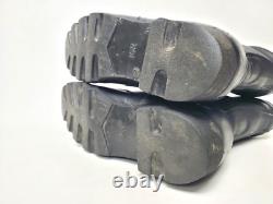Bottes militaires tactiques en cuir vintage 9, modèle homme US 10 R