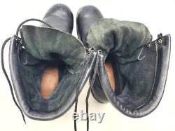 Bottes militaires tactiques en cuir vintage 9, modèle homme US 10 R