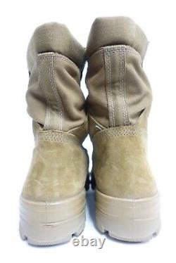 Bottes militaires tactiques en daim Gore-Tex souple BATES 85502B marron, 13,5 W largeur USMC