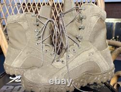 Bottes militaires tactiques imperméables et isolées 400G Rocky S2V larges 10,5 en brun coyote