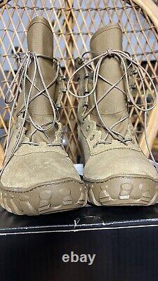 Bottes militaires tactiques imperméables isolées 400G Rocky S2V larges 10.5 en brun coyote