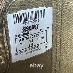 Bottes militaires tactiques pour homme ROCKY S2V RKC089 Special Ops, marron coyote, 11 M