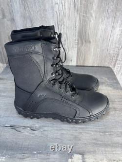 Bottes militaires tactiques spéciales noires Rocky S2v pour homme taille 12,5 fabriquées aux États-Unis