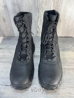 Bottes militaires tactiques spéciales noires Rocky S2v pour homme taille 12,5 fabriquées aux États-Unis