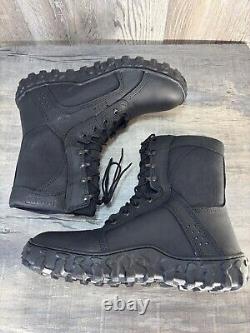 Bottes militaires tactiques spéciales noires Rocky S2v pour homme taille 12,5 fabriquées aux États-Unis