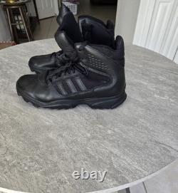 Bottes tactiques Adidas GSG-9.7 pour homme en noir, taille 12 homme, combat militaire LEO