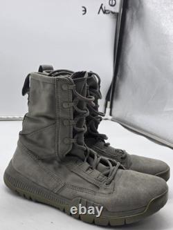 Bottes tactiques Nike SFB 6 pour hommes taille 6,5 vert sauge combat militaire 631371-222