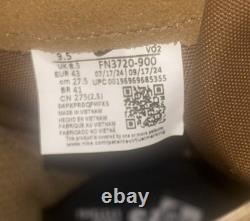 Bottes tactiques Nike SFB B2 pour hommes taille 9,5 Coyote militaire combat FN3720-900 neuves
