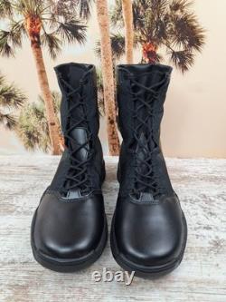 Bottes tactiques Nike SFB de combat militaires triple noir DX2117-001 pour homme, taille 12, neuves