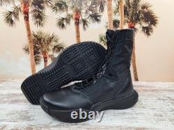 Bottes tactiques Nike SFB de combat militaires triple noir DX2117-001 pour homme, taille 12, neuves